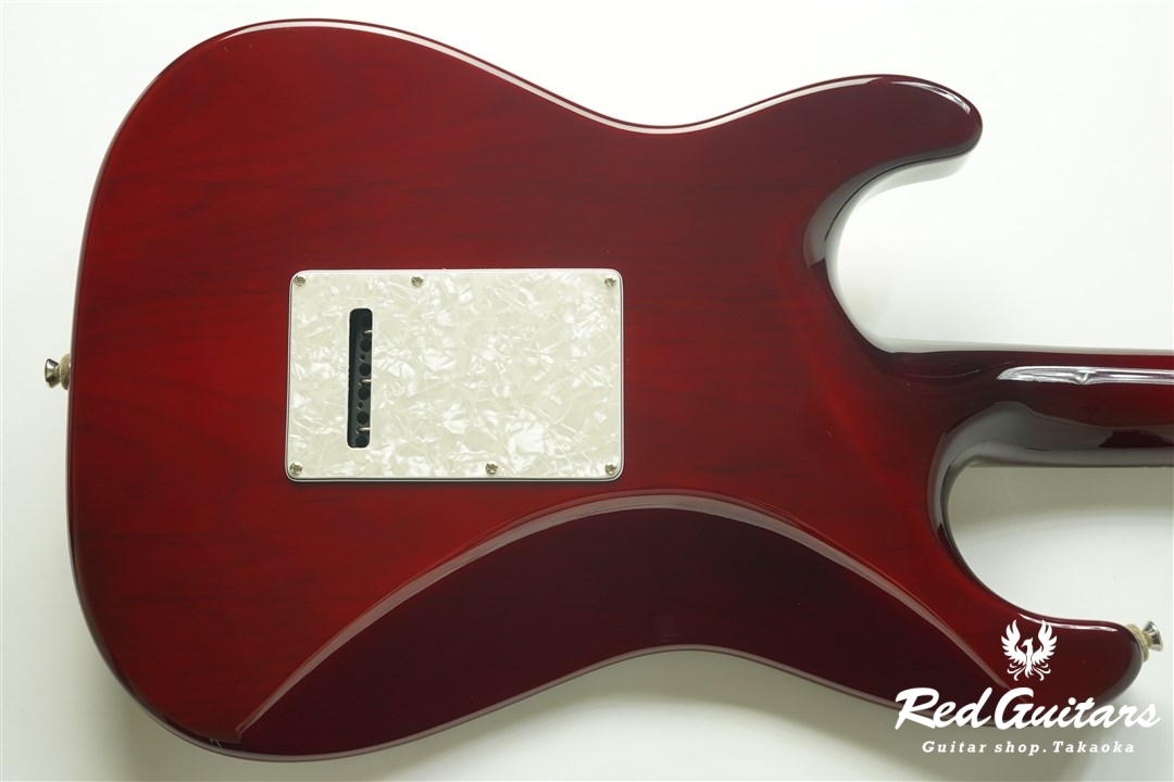 MD Guitars G7-Q - See-through Red | Red Guitars Online Store